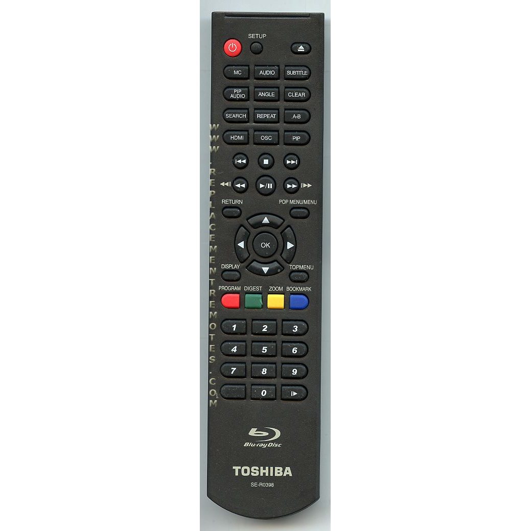 Toshiba SER0398 Blu-ray Remote Control