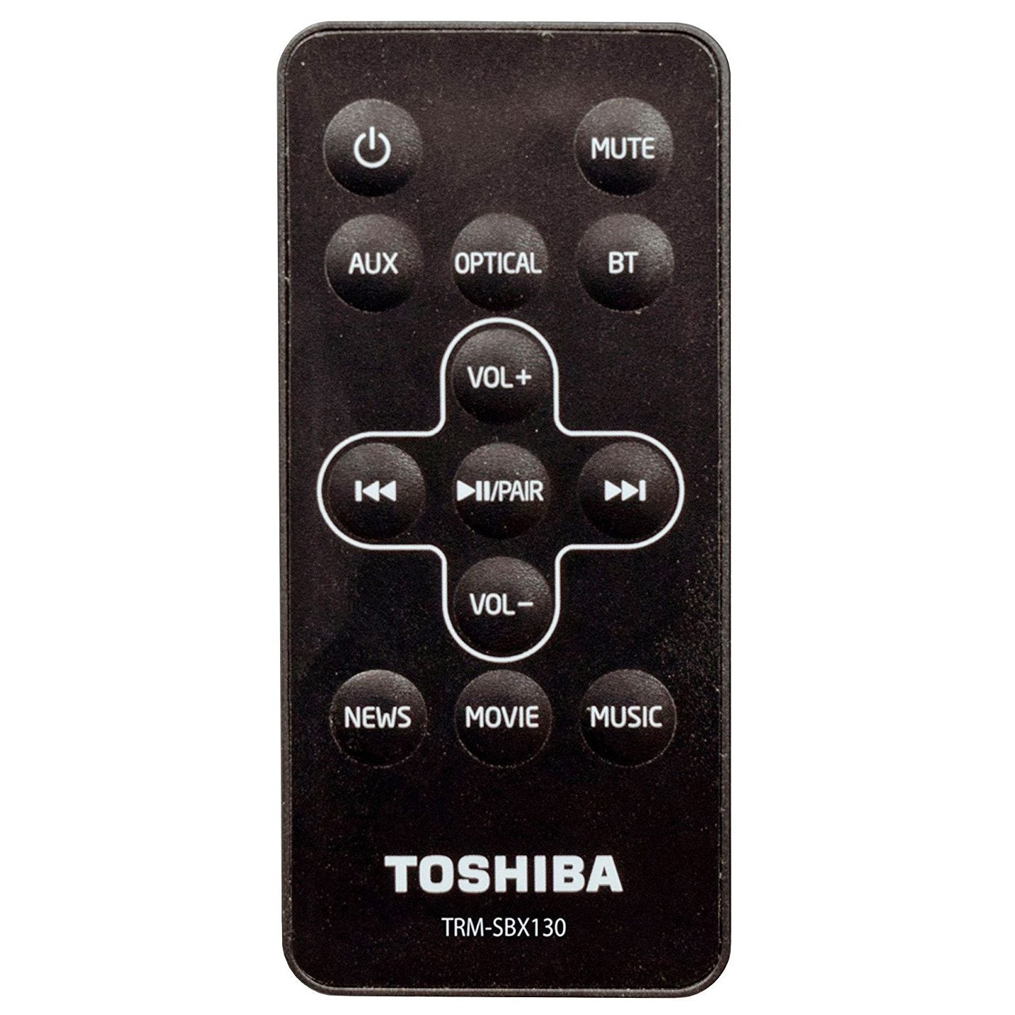 Toshiba TRMSBX130 Sound Bar Remote Control