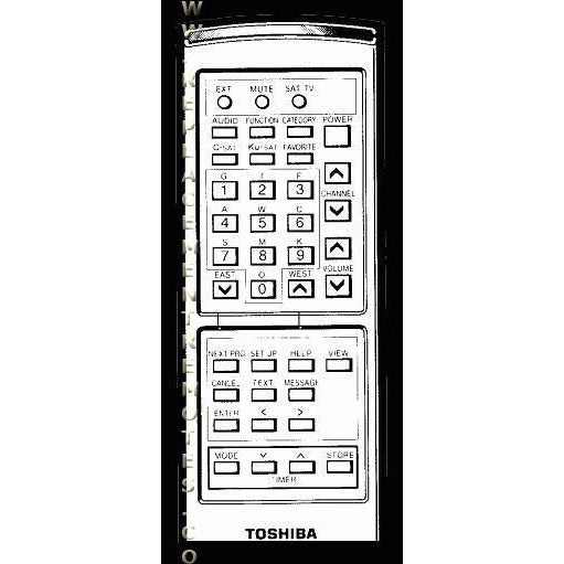 Toshiba TRX2000R Consumer Electronics Remote Control