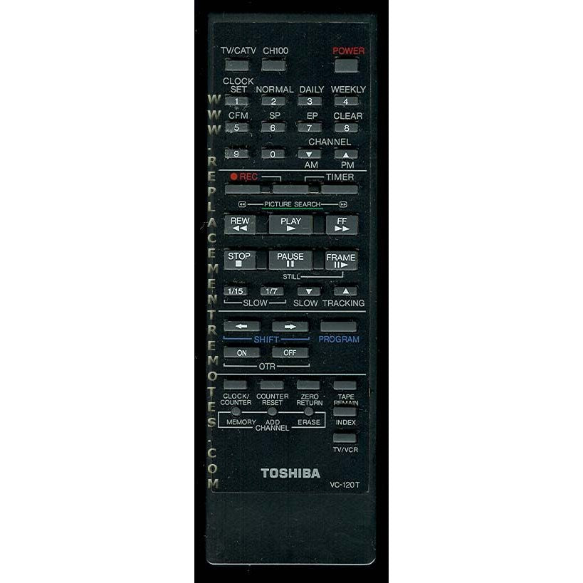 Toshiba VC120T Consumer Electronics Remote Control