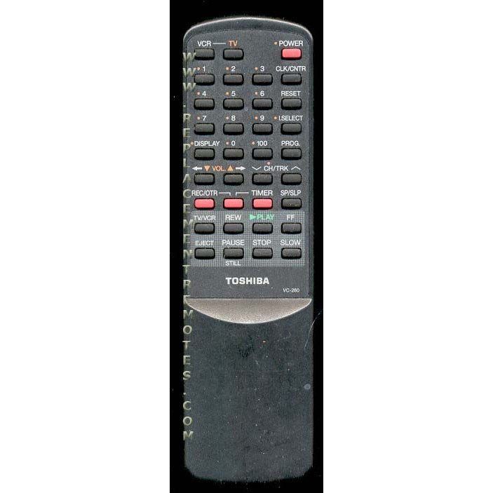 Toshiba VC260 TV/VCR Remote Control