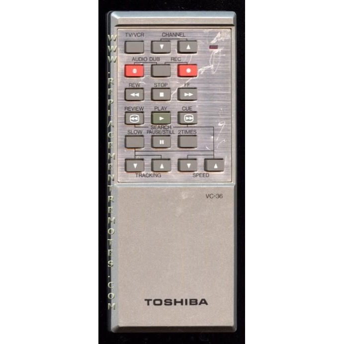 Toshiba VC36 VCR Remote Control