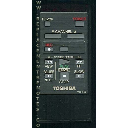 Toshiba VC42B VCR Remote Control