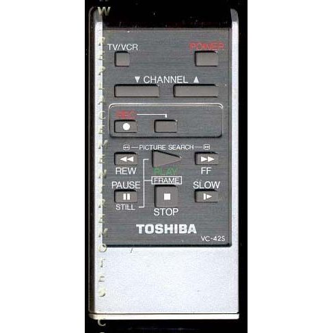 Toshiba VC42S VCR Remote Control