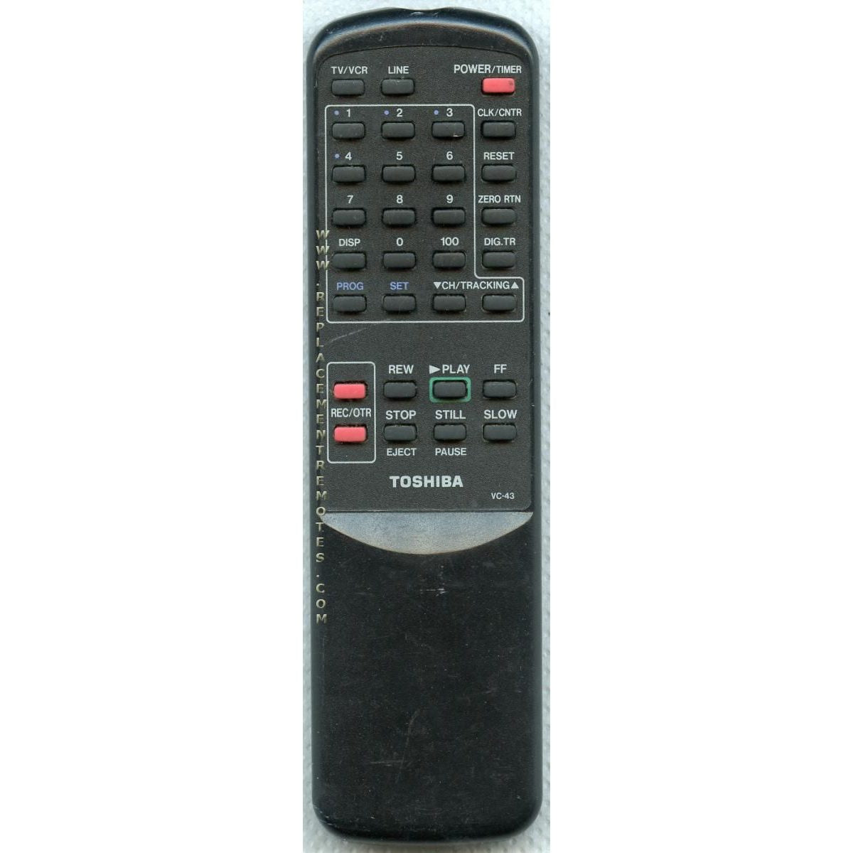 Toshiba VC43 Consumer Electronics Remote Control