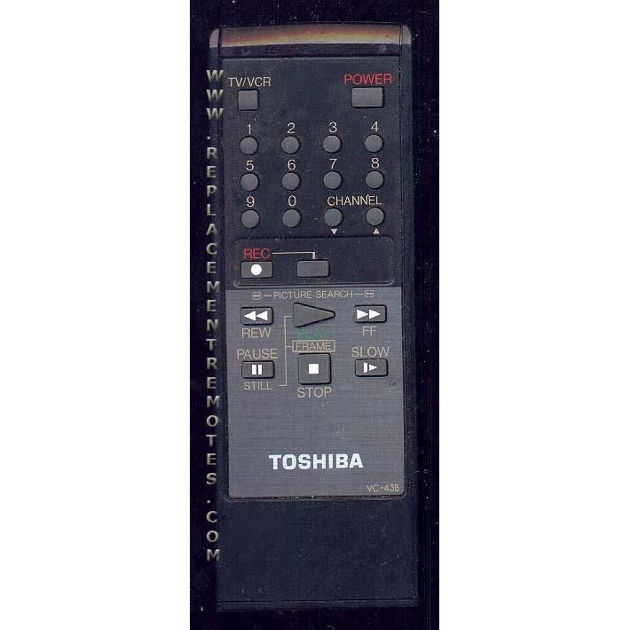 Toshiba VC43B Consumer Electronics Remote Control