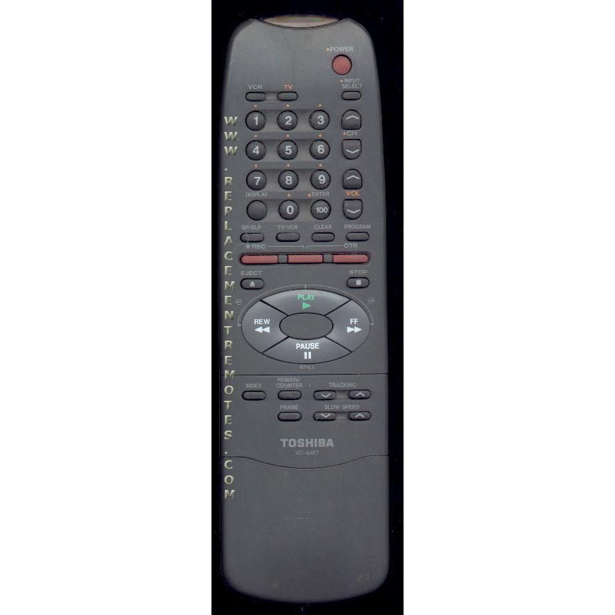 Toshiba VC448T VCR Remote Control