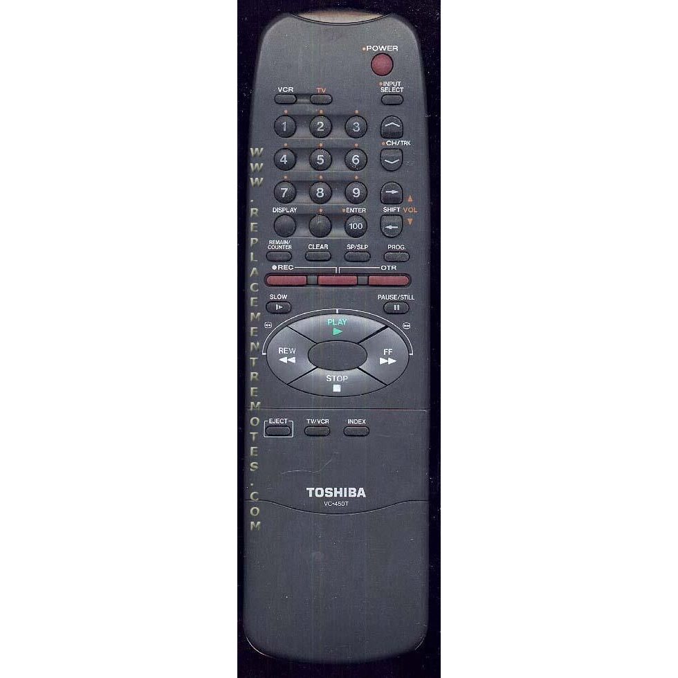 Toshiba VC450T VCR Remote Control