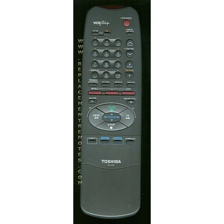 Toshiba VC45T Consumer Electronics Remote Control