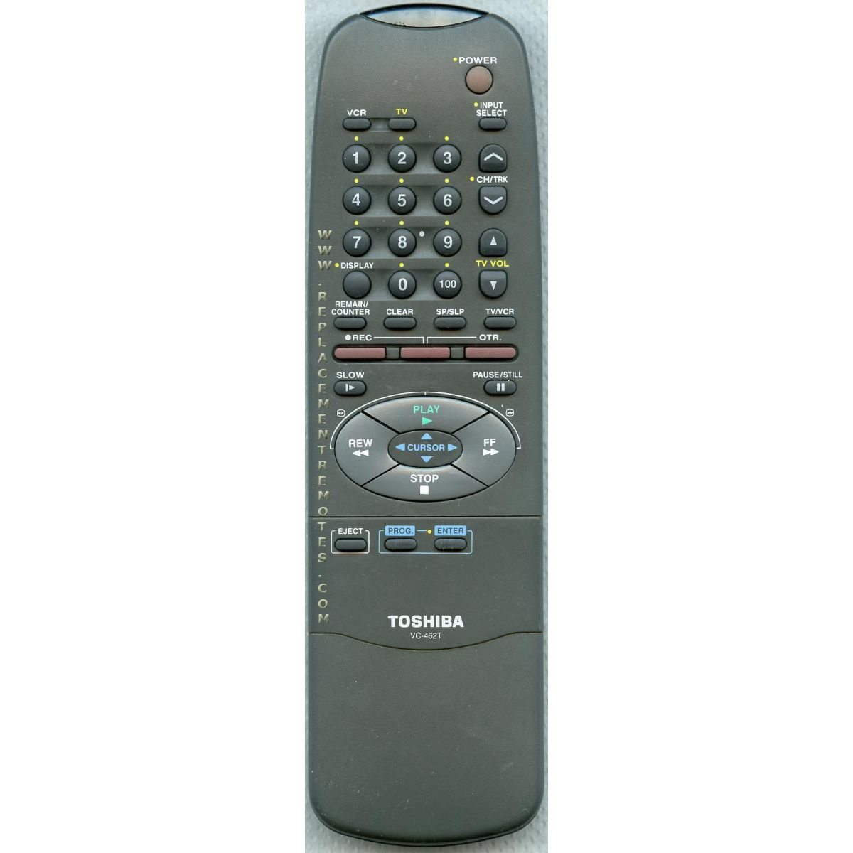 Toshiba VC462T VCR Remote Control