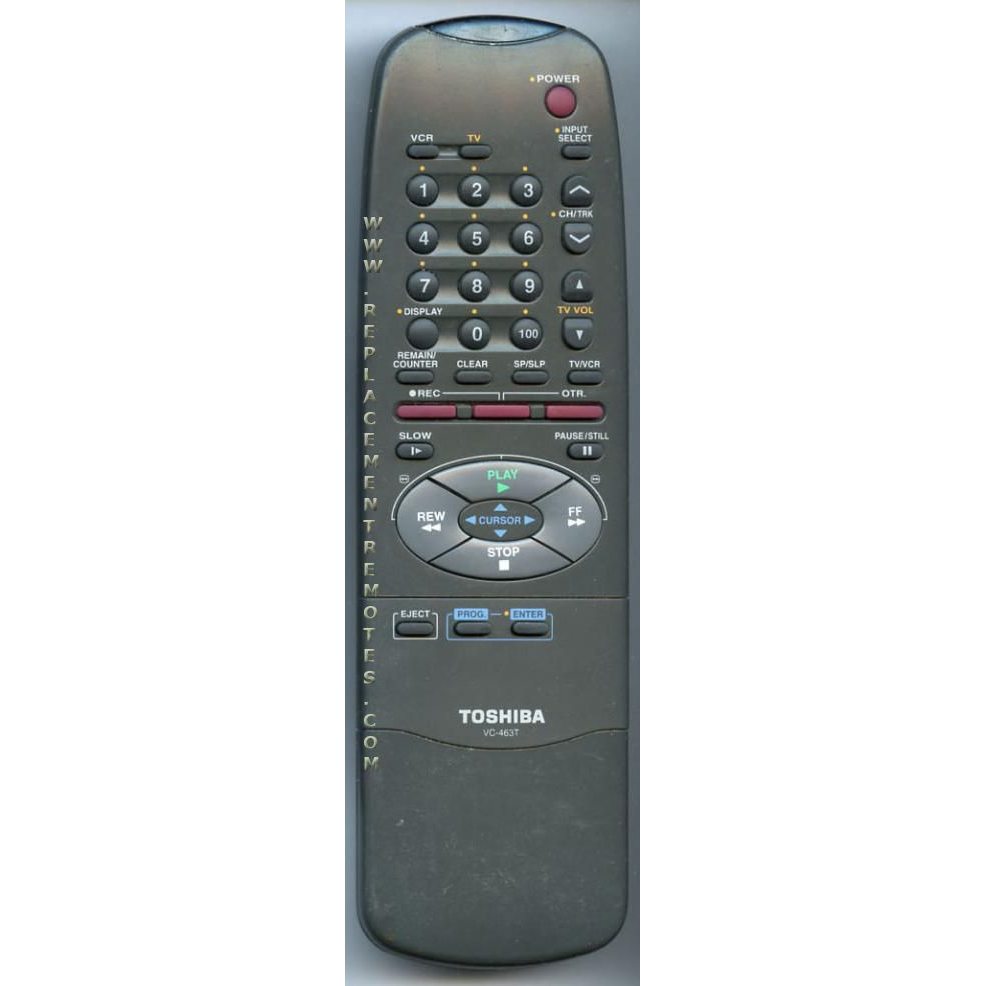 Toshiba VC463T VCR Remote Control