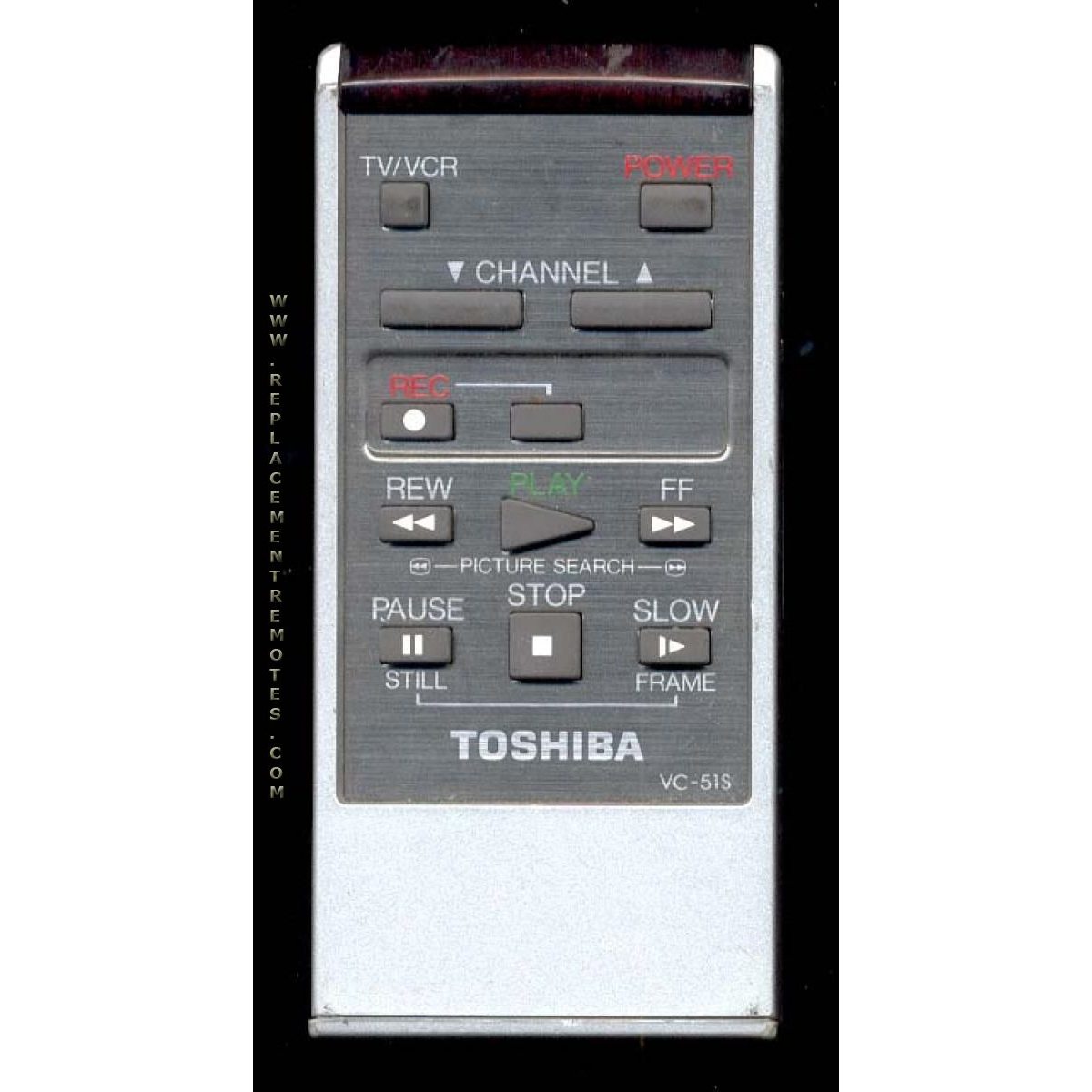 Toshiba VC51S VCR Remote Control