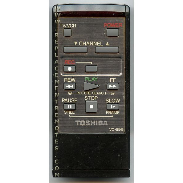 Toshiba VC55G Consumer Electronics Remote Control