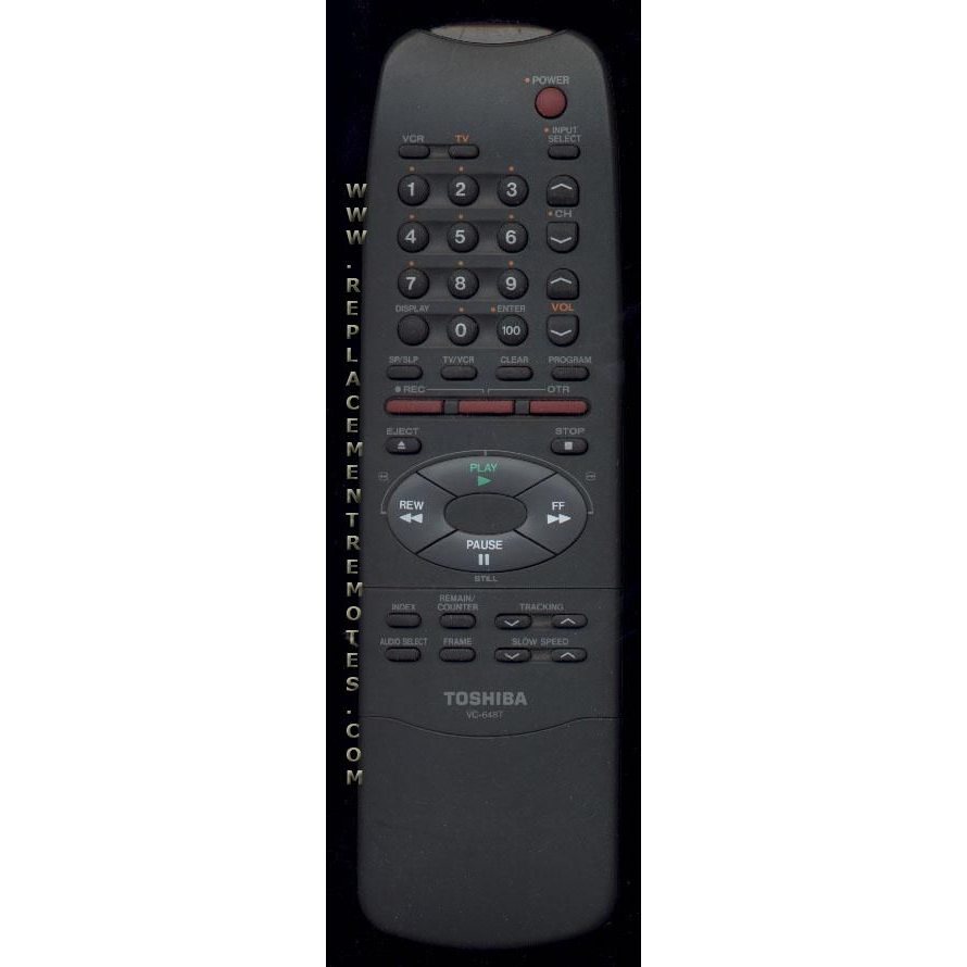 Toshiba VC648T TV/VCR Remote Control