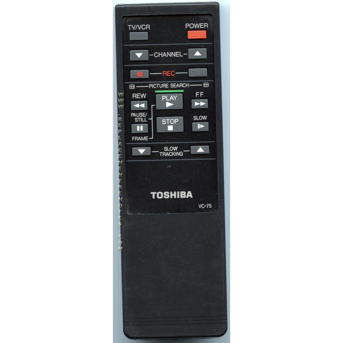 Toshiba VC75 Consumer Electronics Remote Control