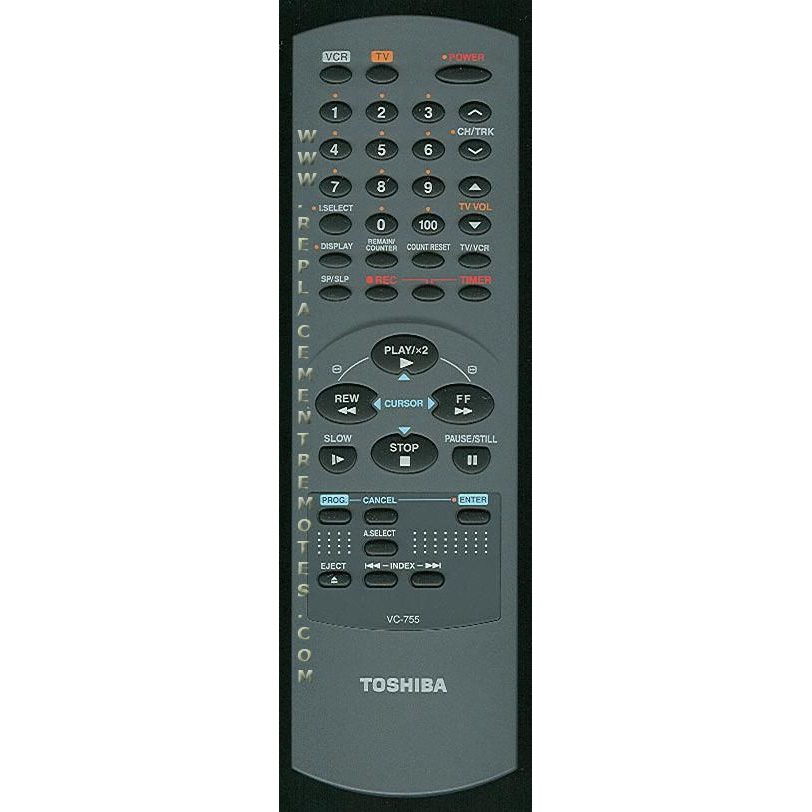 Toshiba VC755 Consumer Electronics Remote Control