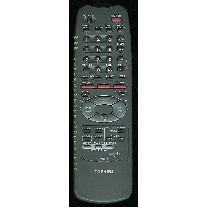 Toshiba VC761 Consumer Electronics Remote Control