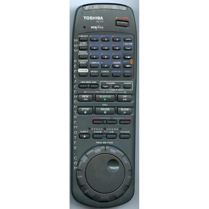 Toshiba VC770 Audio Remote Control