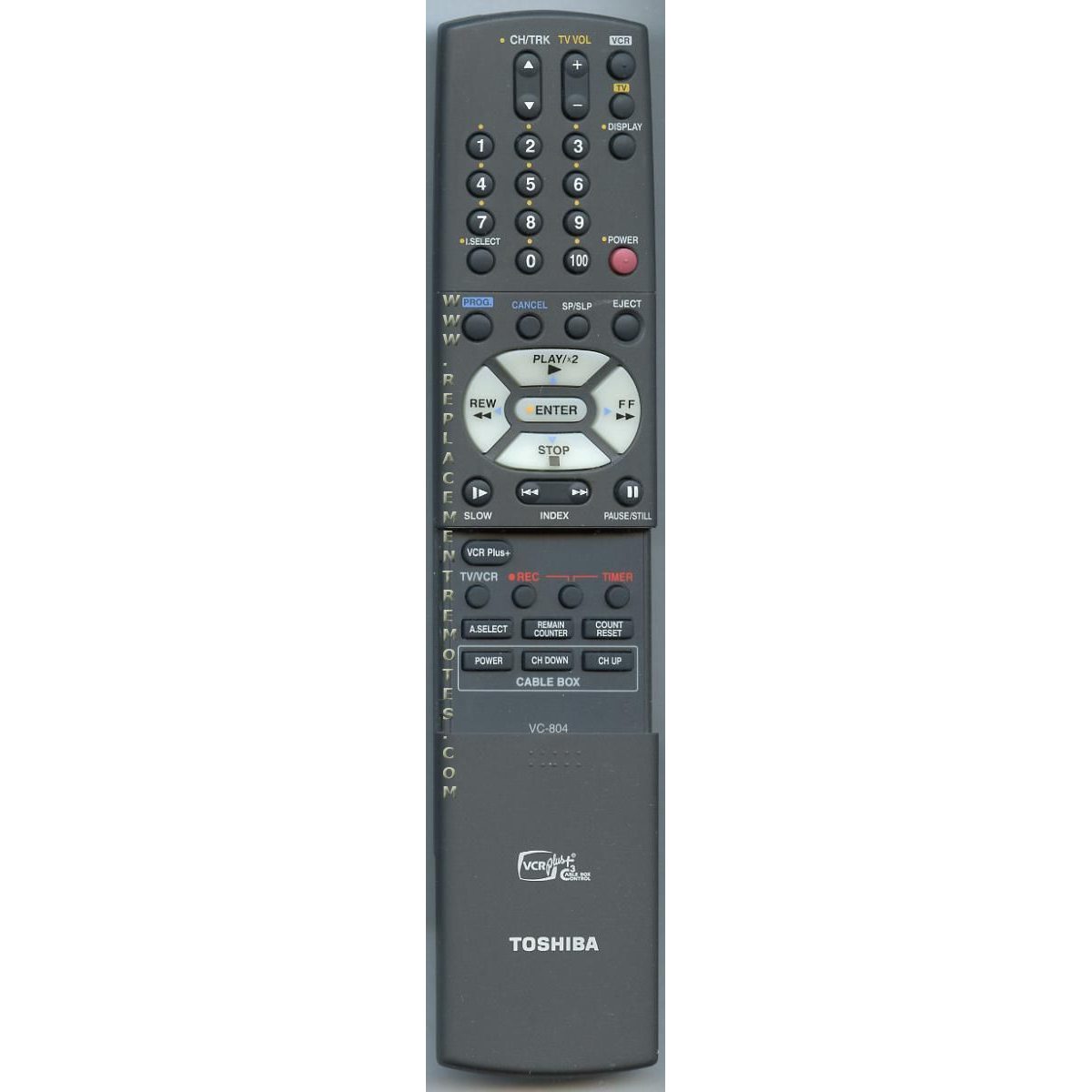 Toshiba VC804 Consumer Electronics Remote Control