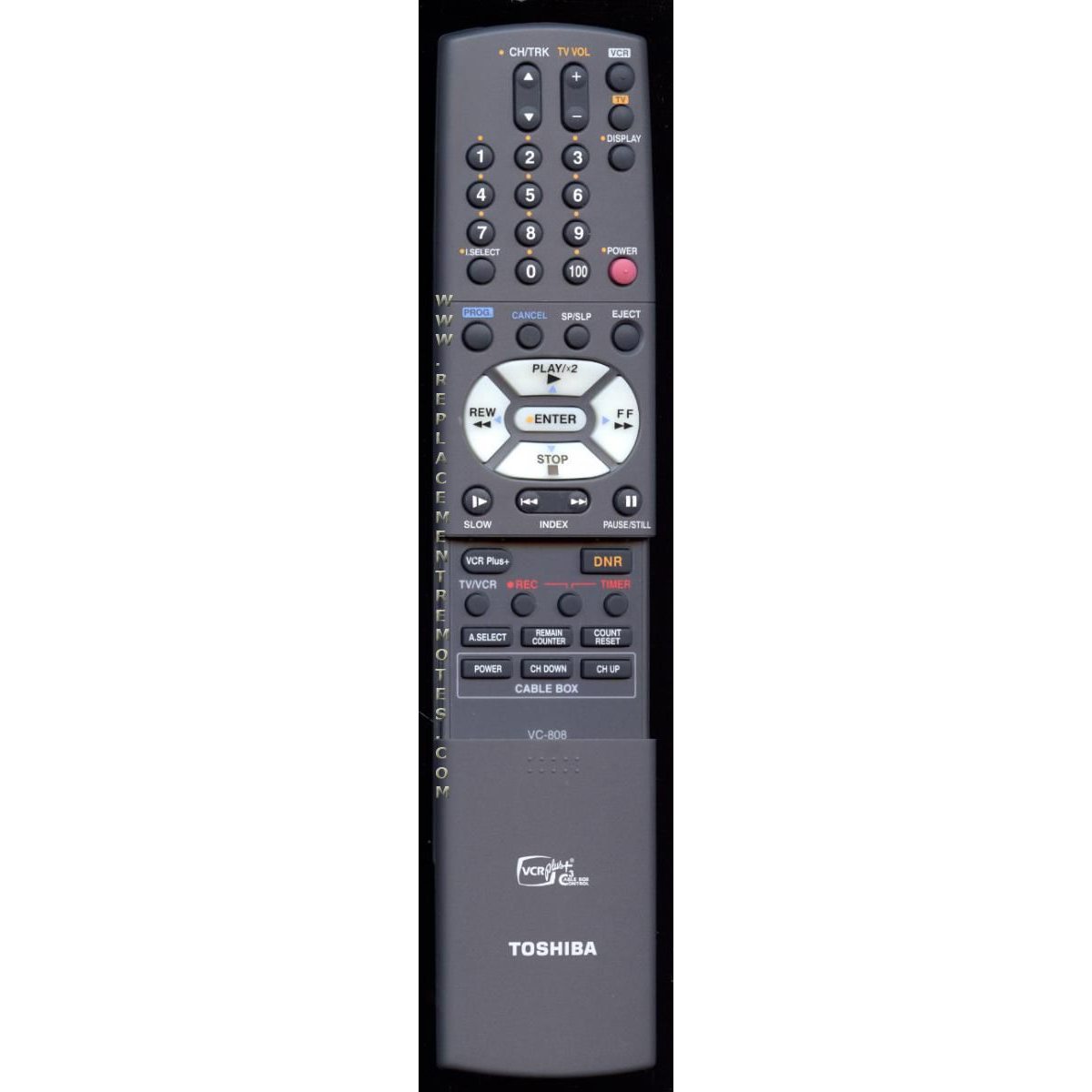 Toshiba VC808 Consumer Electronics Remote Control