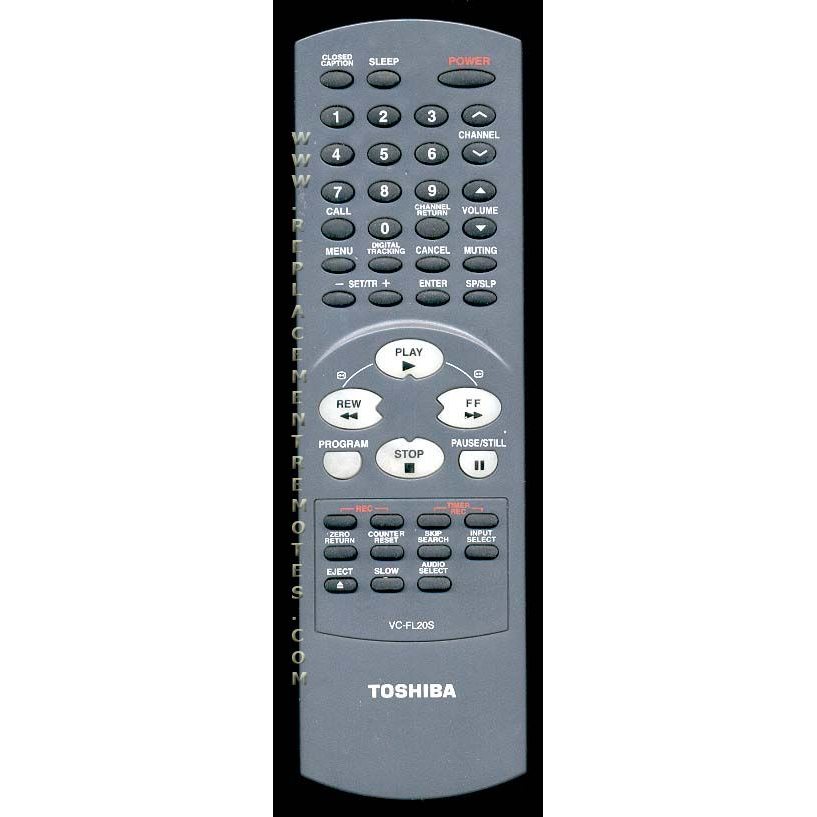 Toshiba VCFL20S TV/VCR Remote Control