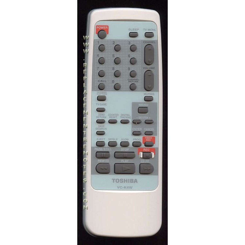 Toshiba VCK4W VCR Remote Control