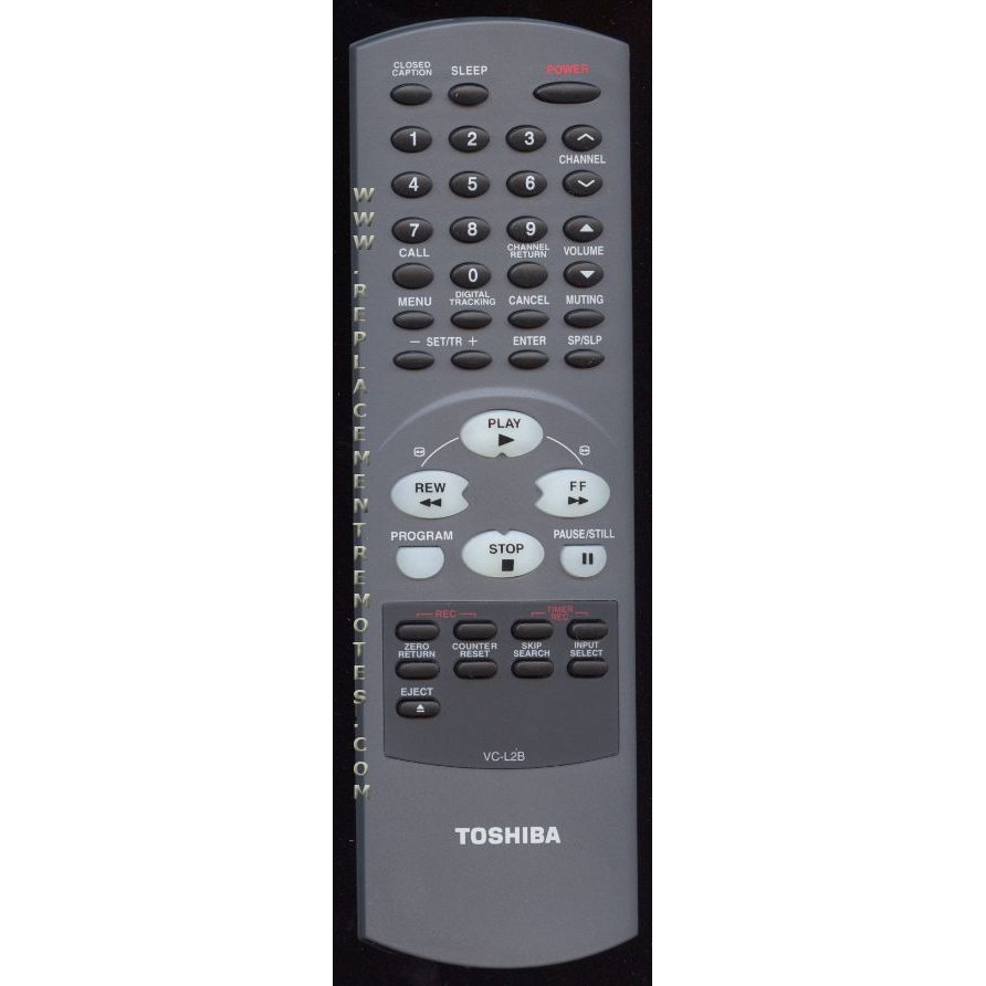 Toshiba VCL2B VCR Remote Control