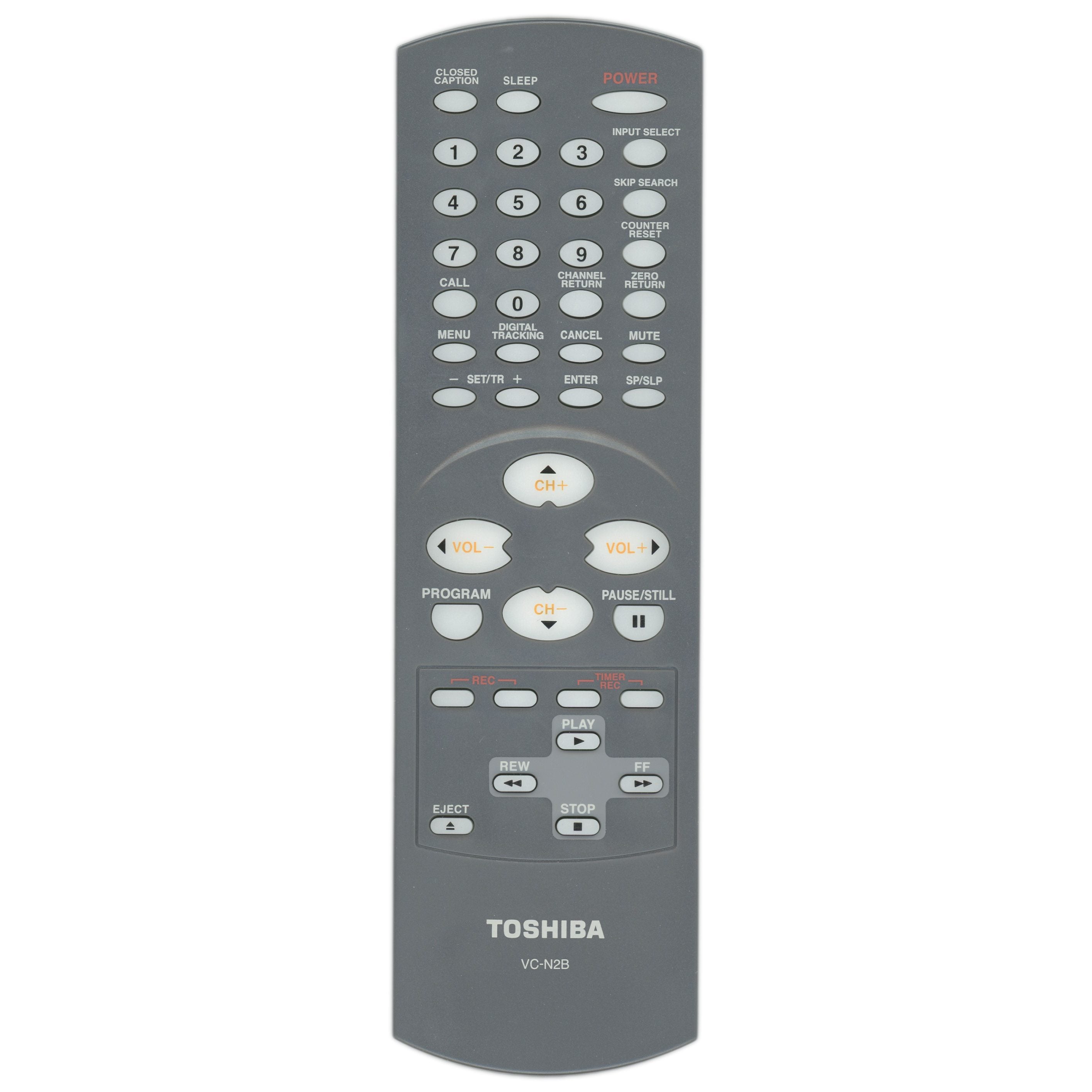 Toshiba VCN2B TV/VCR Remote Control