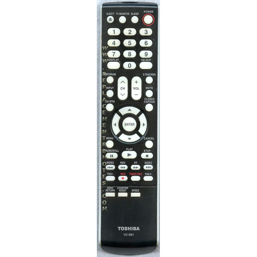 Toshiba VCSB1 Consumer Electronics Remote Control