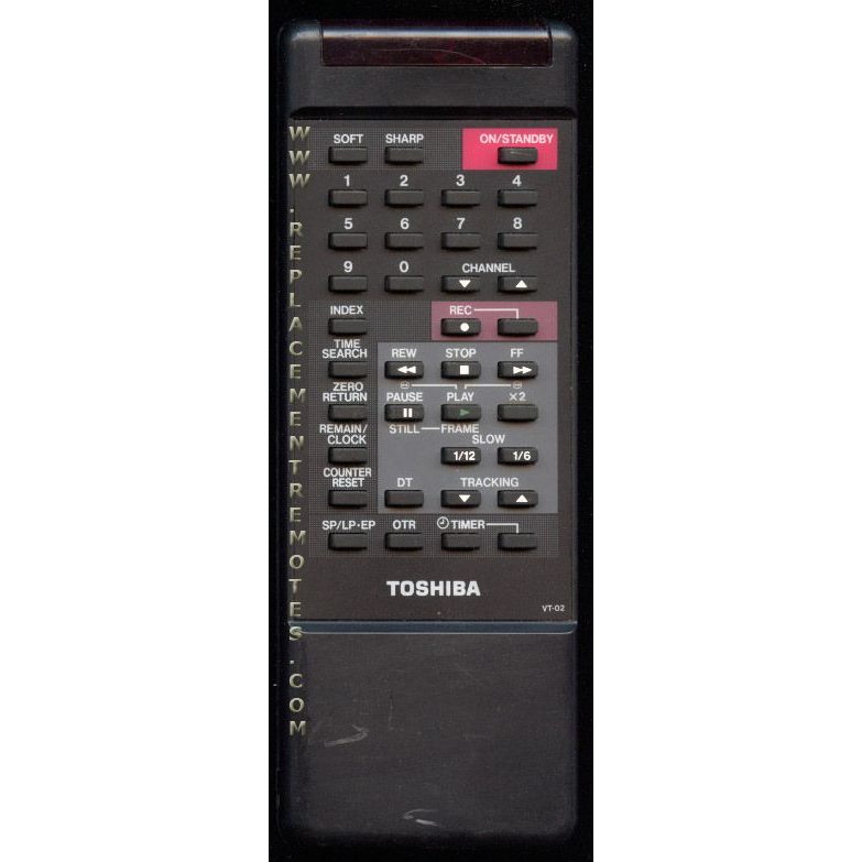 Toshiba VT02 VCR Remote Control