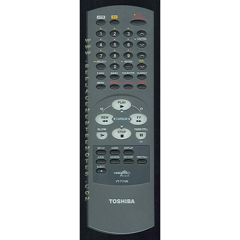 Toshiba VT711UK TV/VCR Remote Control