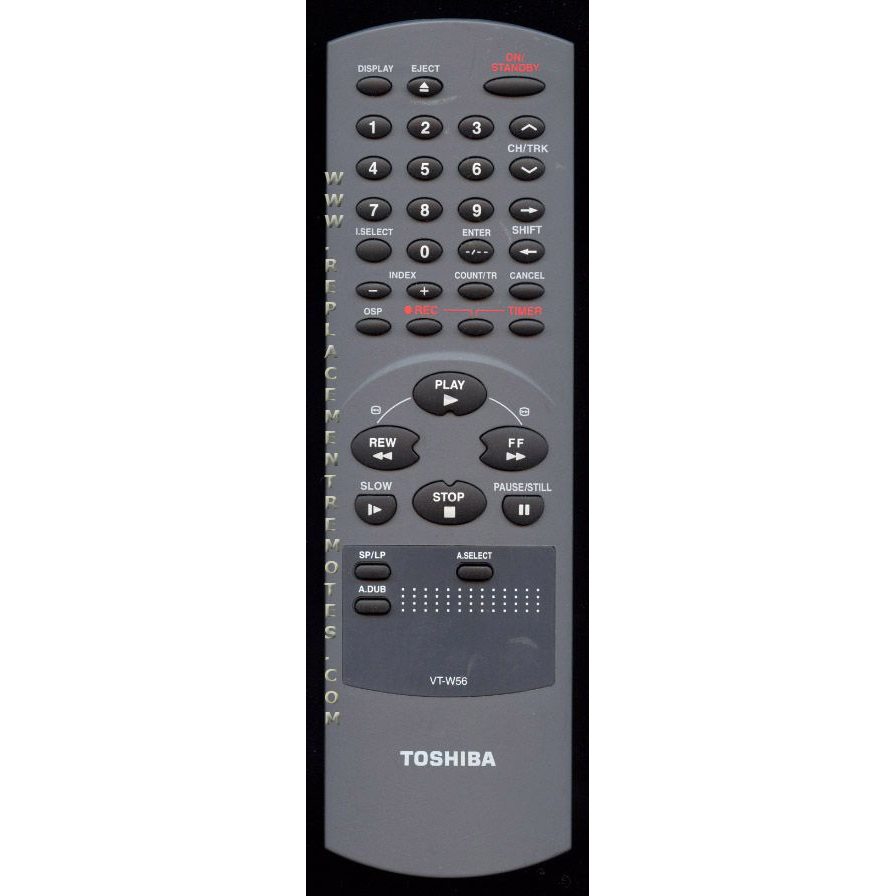 Toshiba VTW56 VCR Remote Control