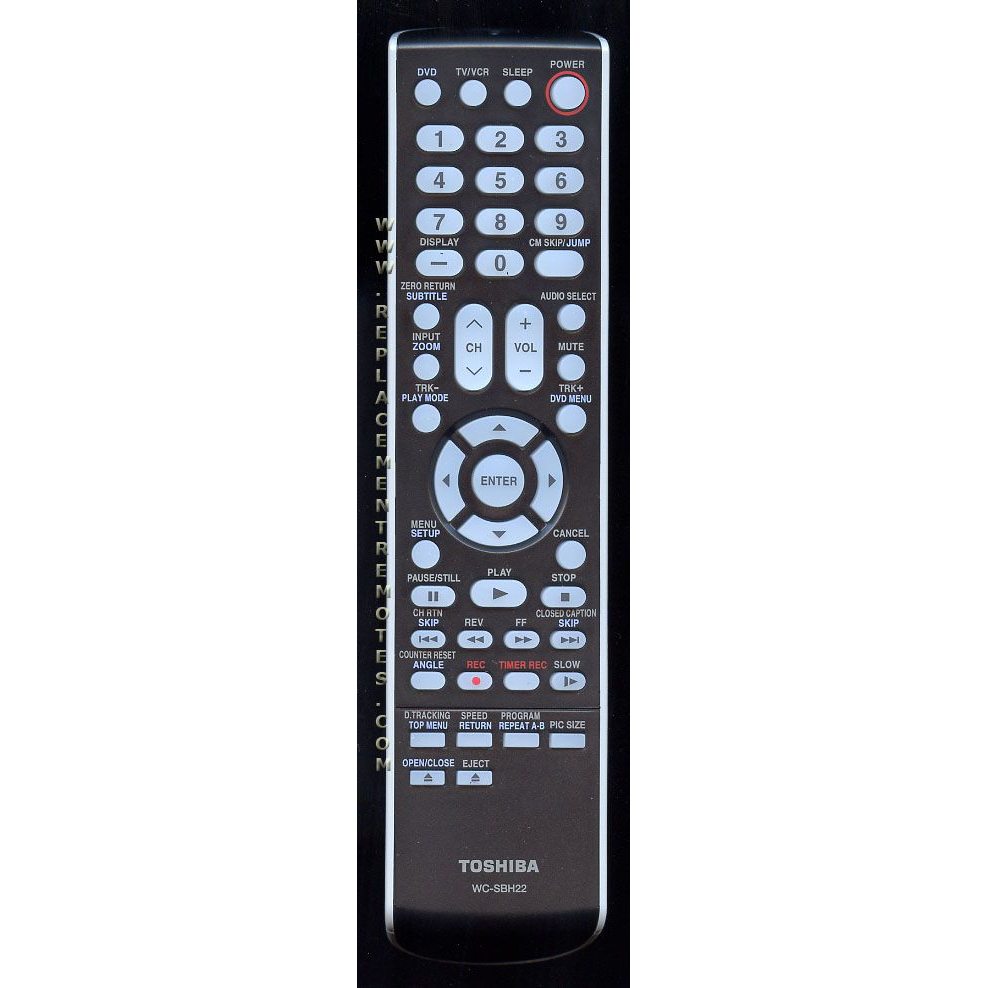 Toshiba WCSBH22 Consumer Electronics Remote Control