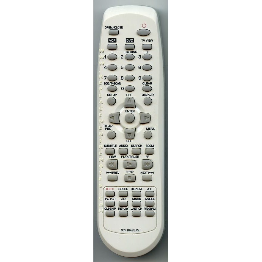 Trutech 97P1RA2BA5 DVD/VCR Remote Control