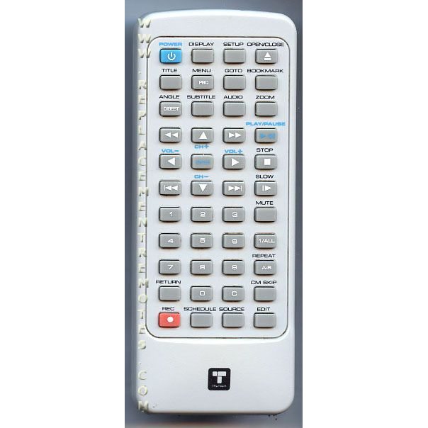 Trutech TT102 DVD Remote Control