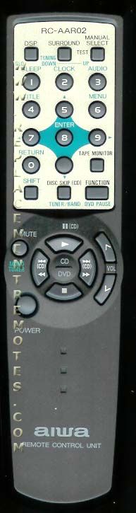 Aiwa RCAAR02 Audio Remote Control