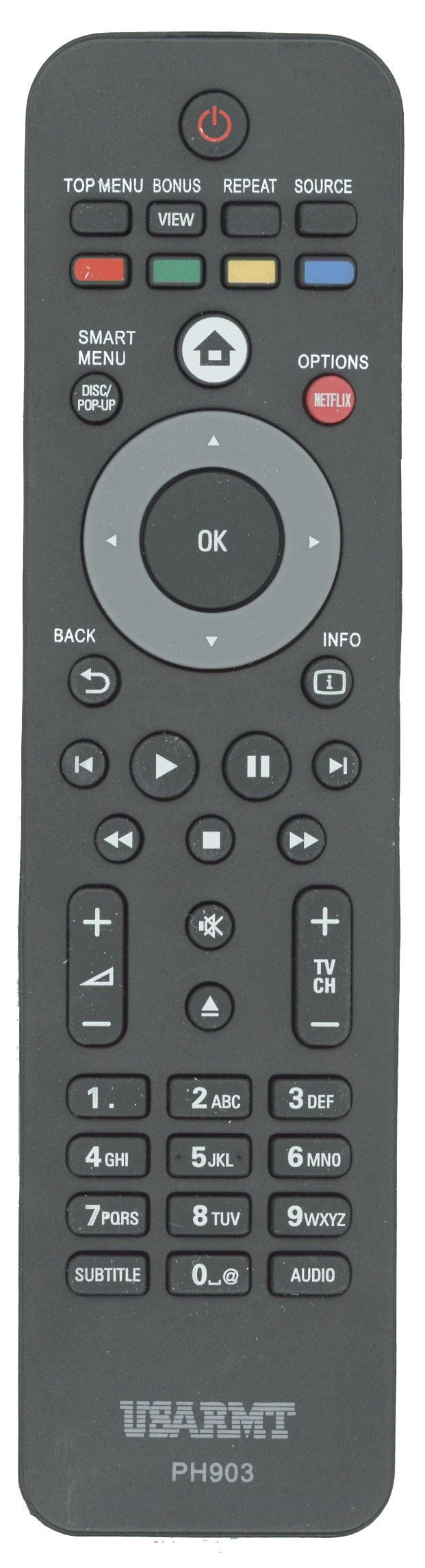 Generic PH903 FOR Philips Blu-ray Home Theater Remote Control