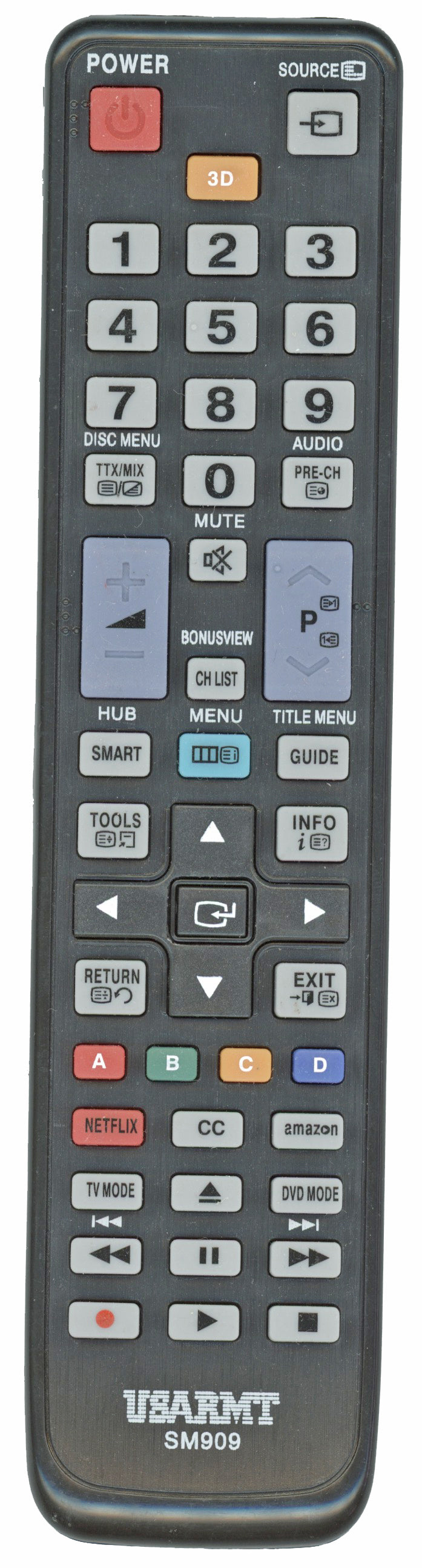 Generic SM909 For TV / BD Samsung TV Remote Control