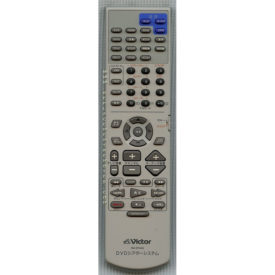 Victor RMSTHA9 Home Theater Remote Control