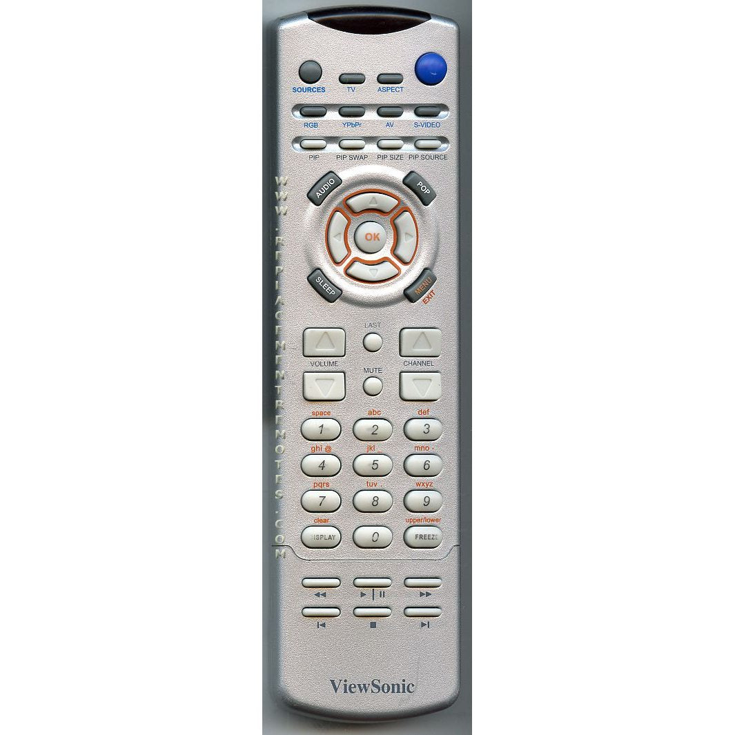 Viewsonic MMS08089043 TV Remote Control