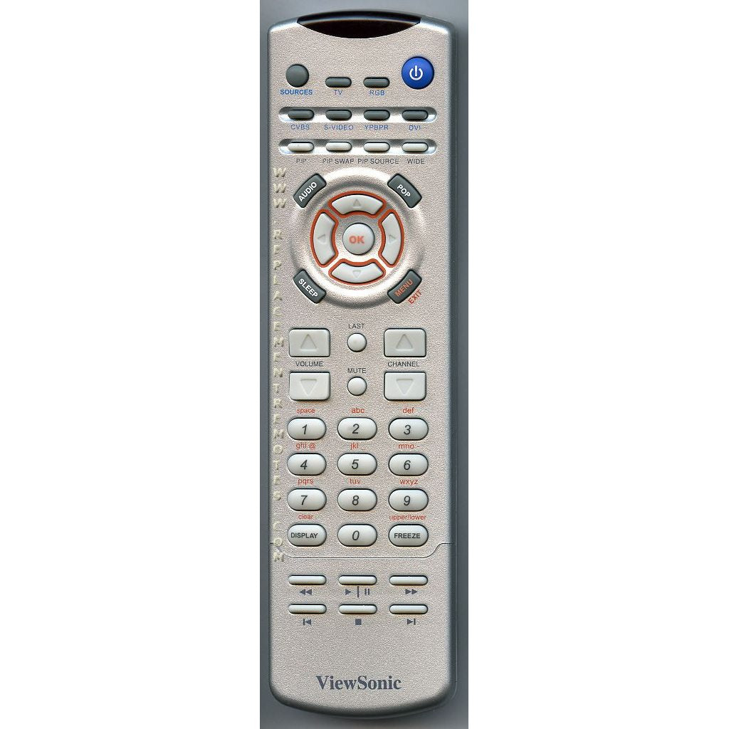 Viewsonic VIEN2700W TV Remote Control