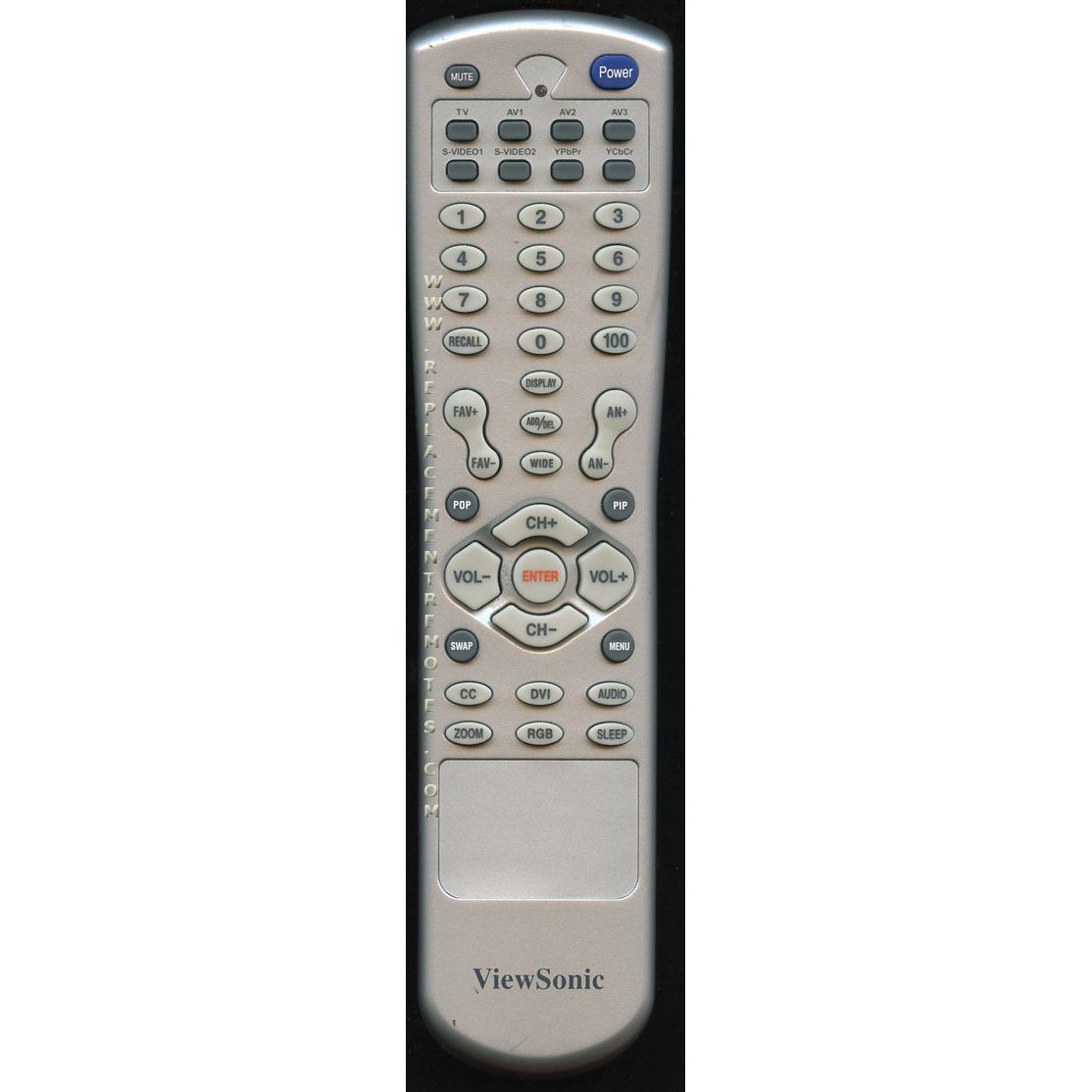 Viewsonic VWS002 TV Remote Control