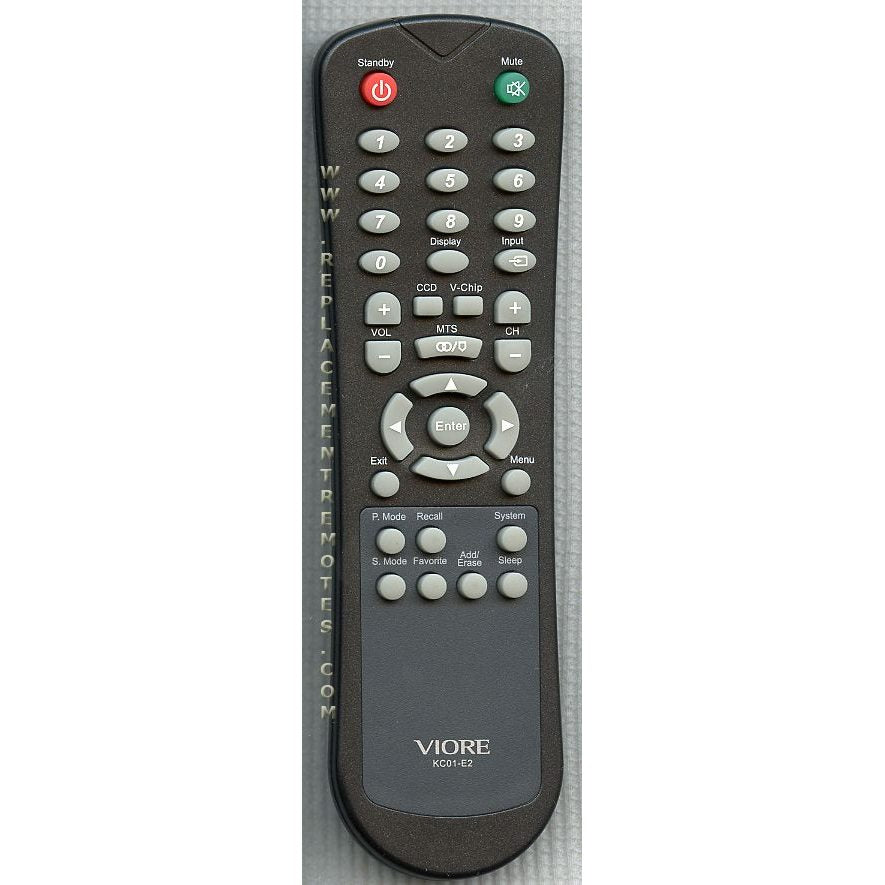 Viore KC01E2 TV Remote Control