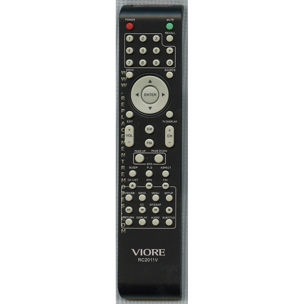 Viore RC2011V TV/DVD Remote Control