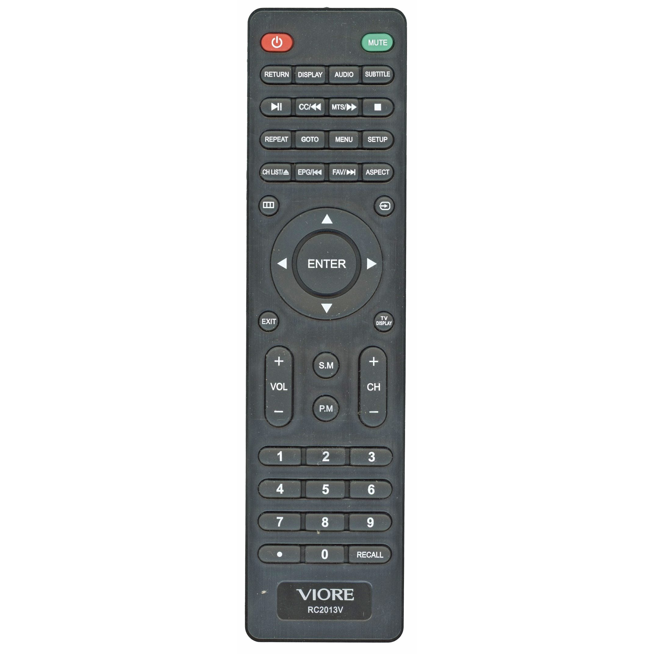 Viore RC2013V TV Remote Control