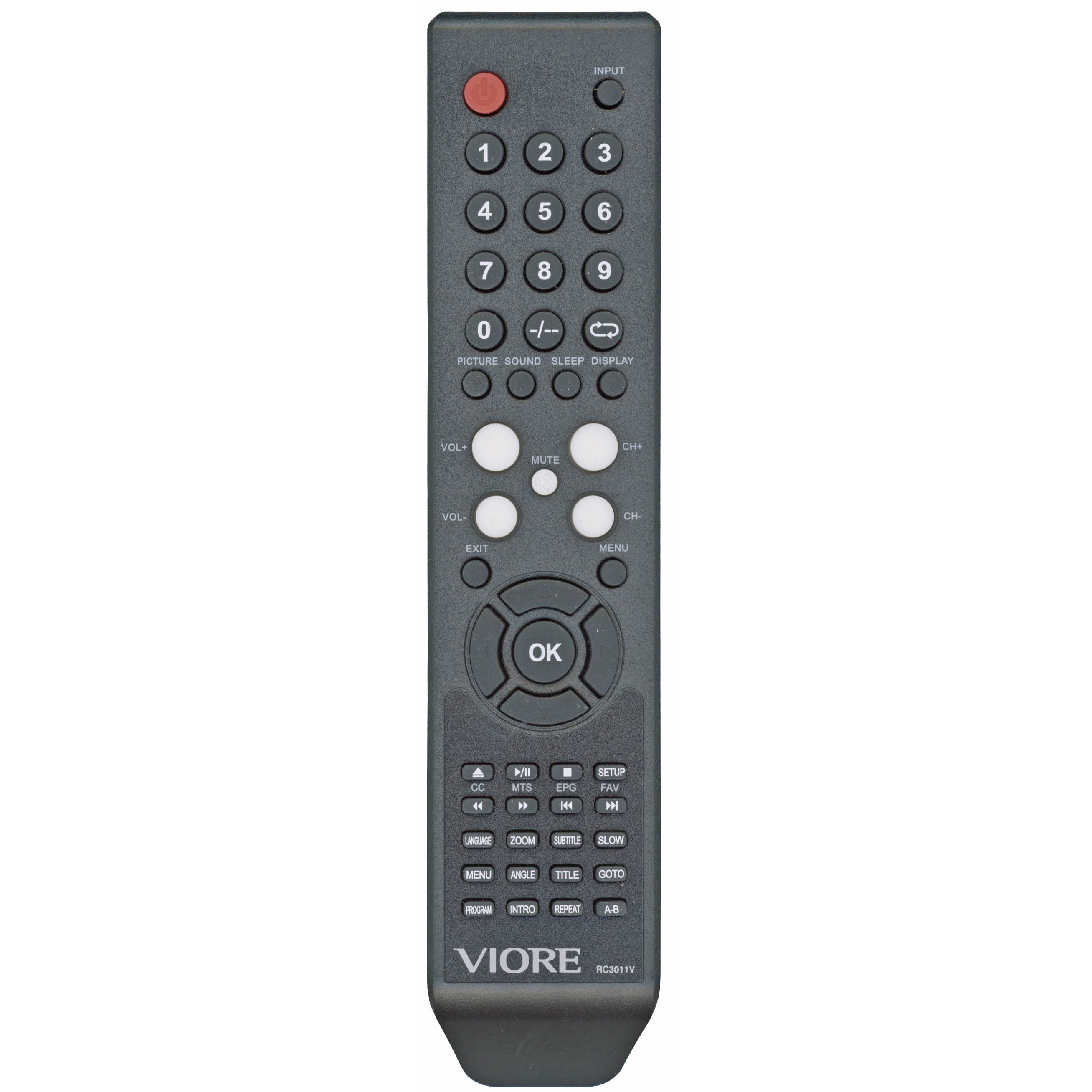 Viore RC3011V TV/DVD Remote Control