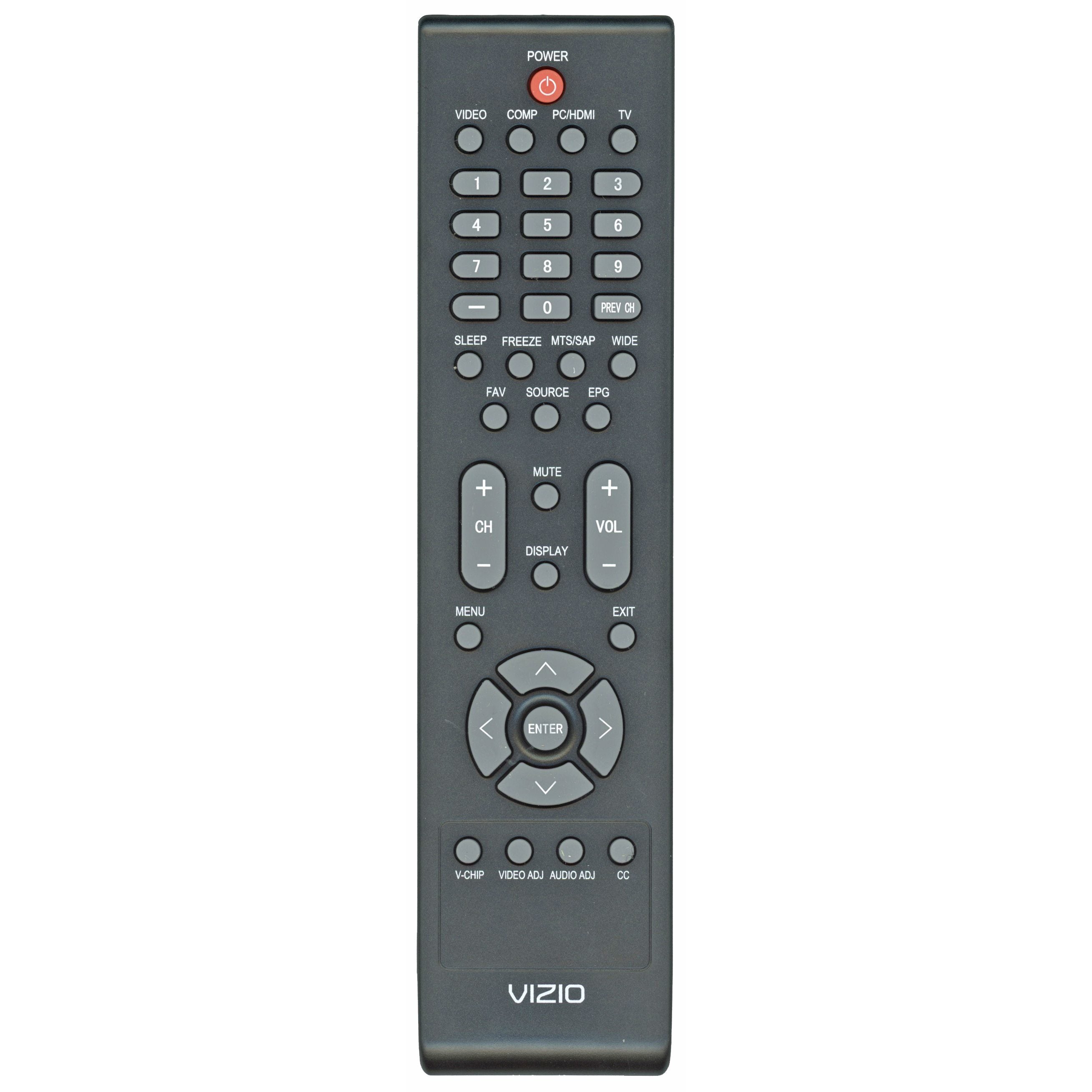 Vizio VR6 TV Remote Control - 098GRABD3NEVZC