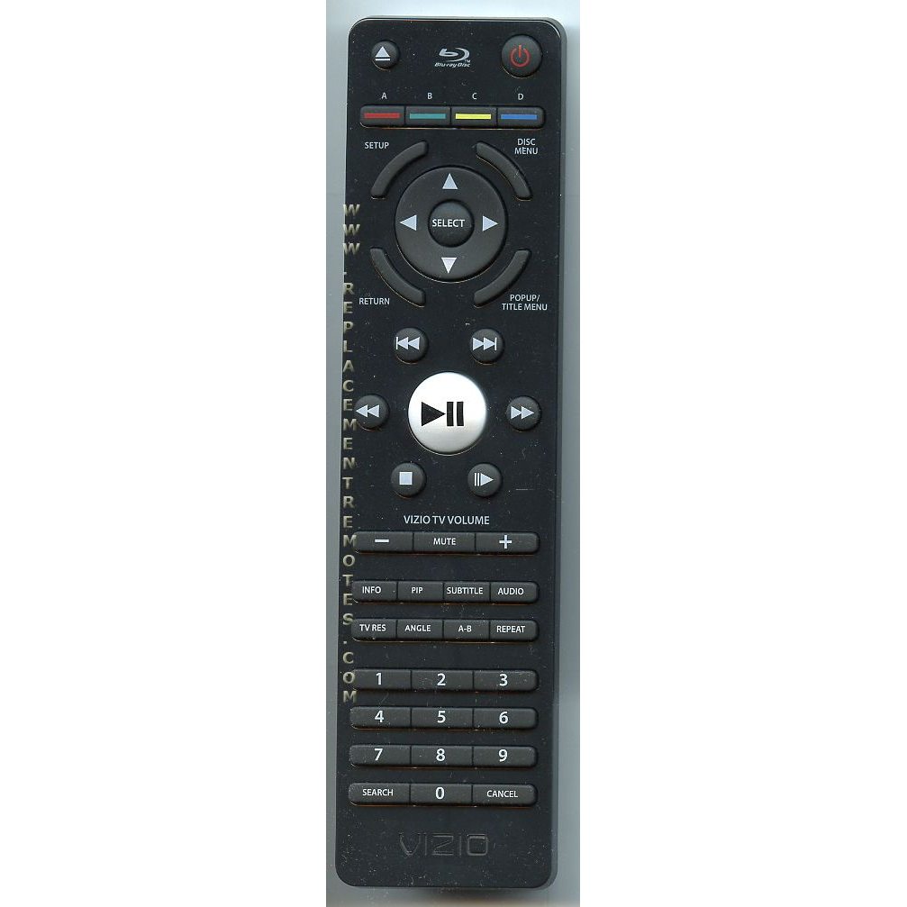 Vizio VR7A VR7M Blu-ray Remote Control