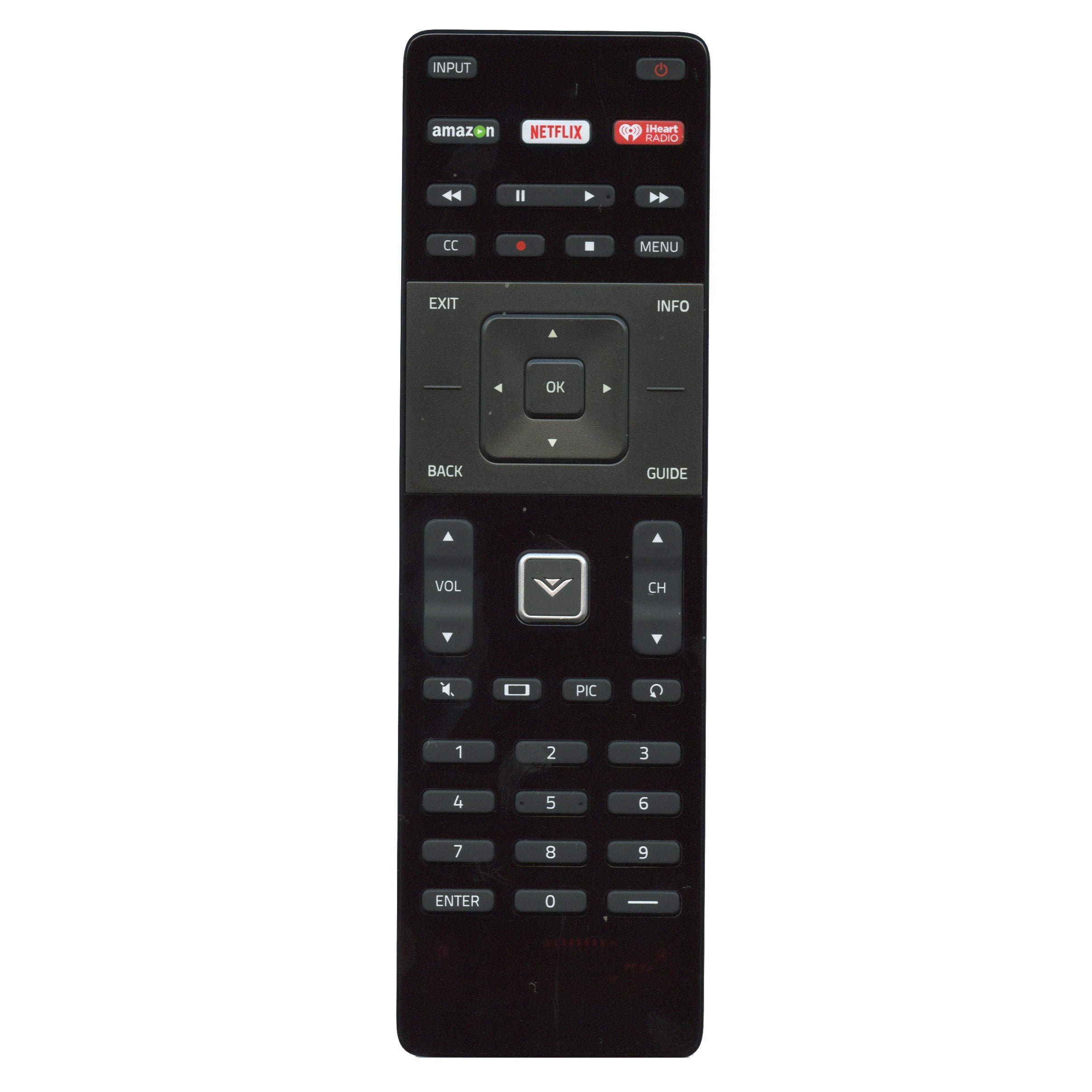 Vizio XRT122 TV Remote Control - Amazon, Netflix, IHeart Radio - 98003061083