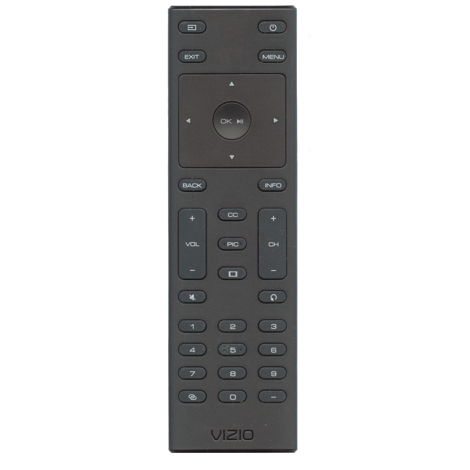 Vizio XRT135 TV Remote Control - 00111203190, 398GR14BEVZY0004DP, 098003063570